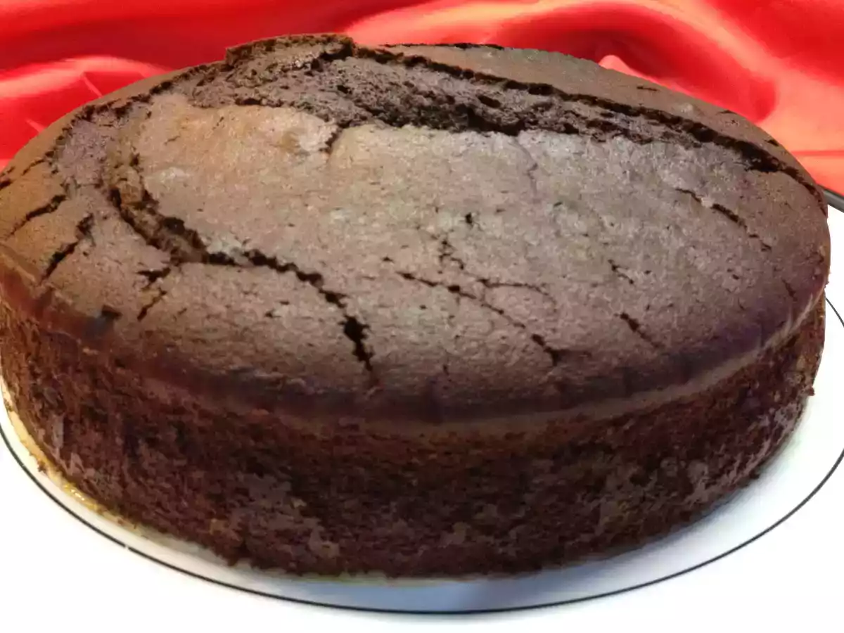 Torta di cioccolato e birra rossa Arribal con copertura di crema cheese cake - foto 2