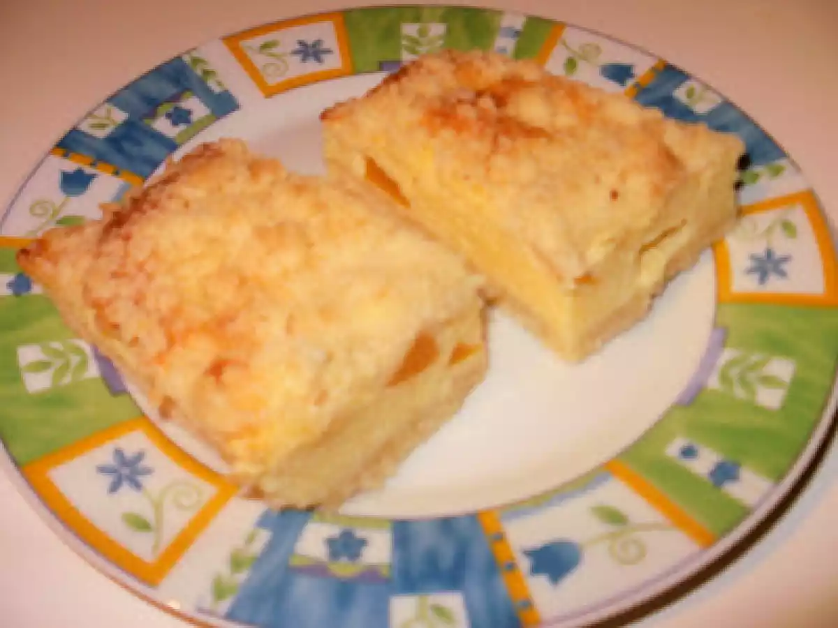 Torta di frolla con ricotta e pesche - foto 2