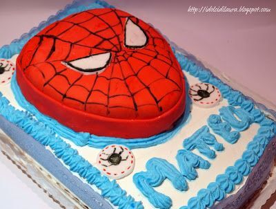 Torta spiderman - Ricetta Petitchef