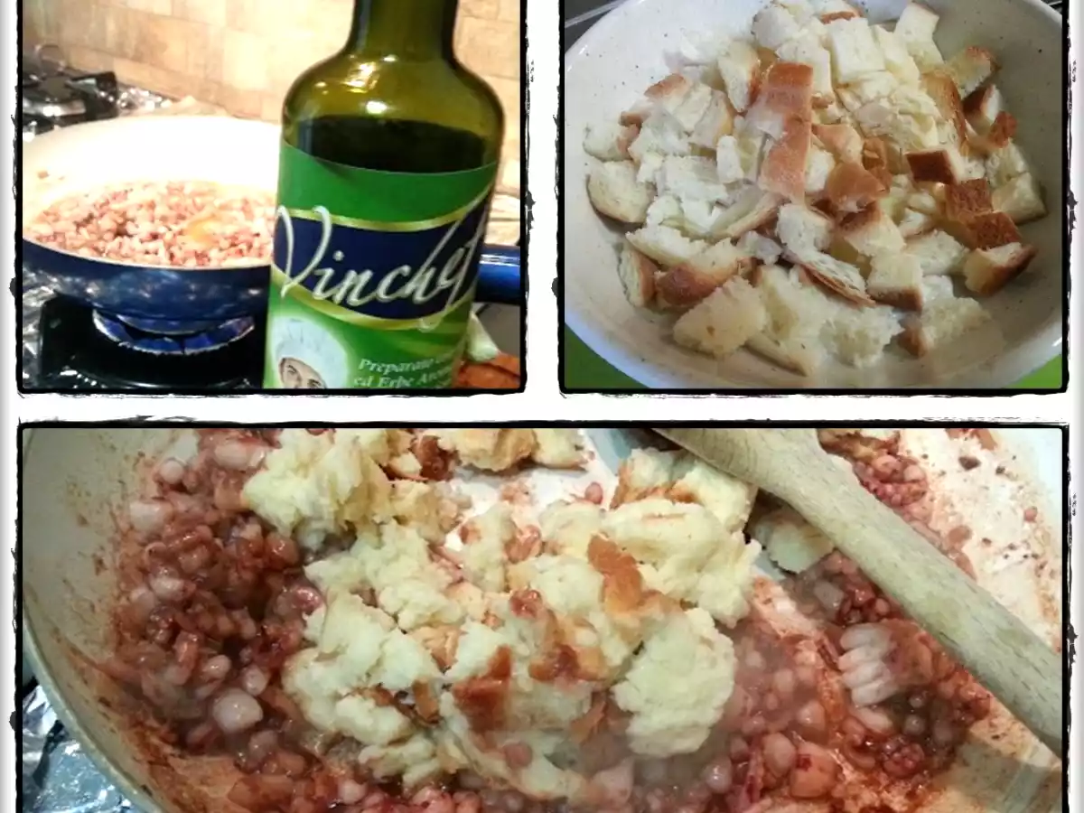 Totani ripieni su crema di patate allo zafferano - foto 3