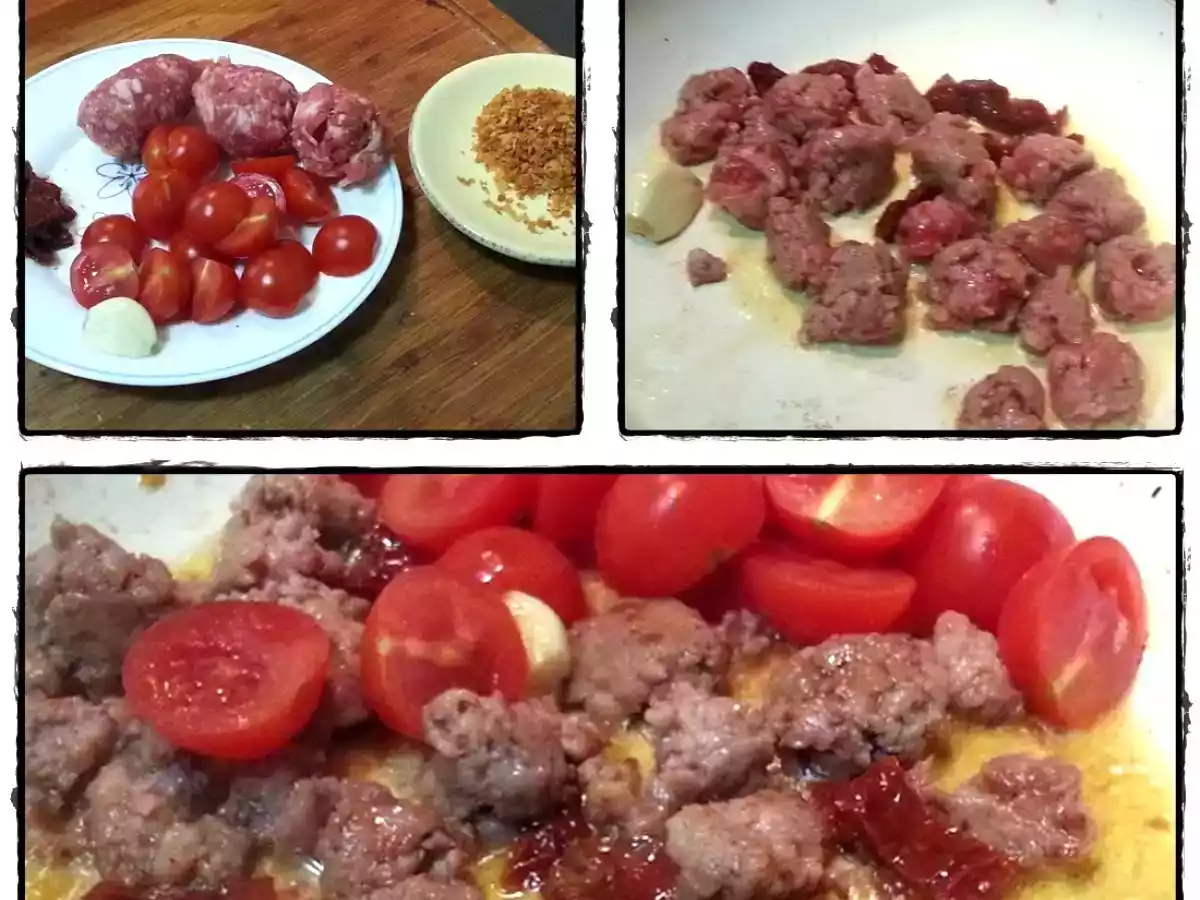 Trine di Castagna al sugo veloce di Salsiccia - foto 3