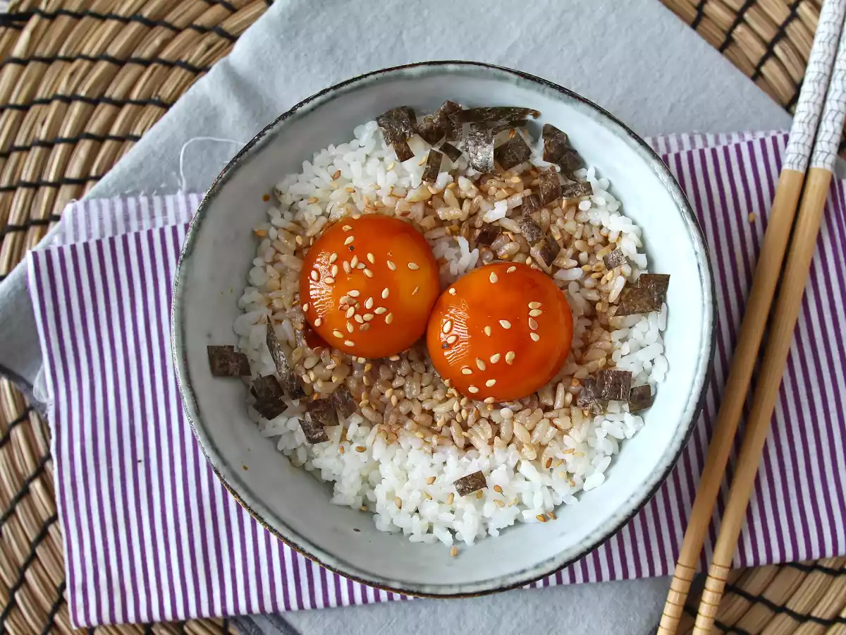 Tuorli d'uovo marinati in salsa di soia - foto 6