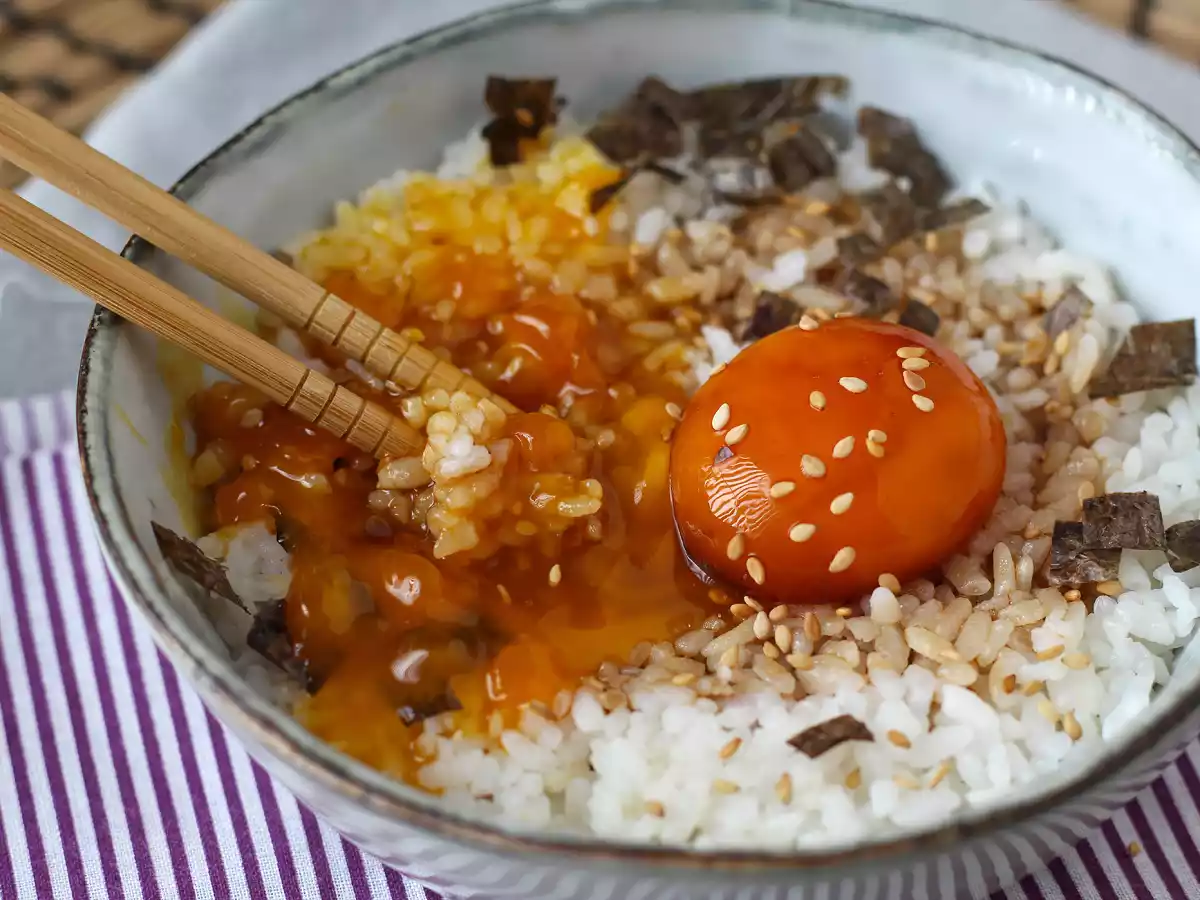 Tuorli d'uovo marinati in salsa di soia - foto 7