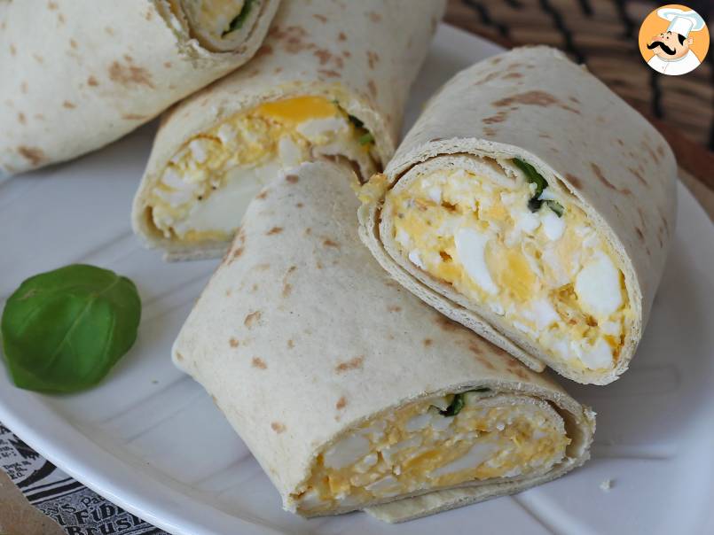 Wrap super proteico con uova e feta - foto 4