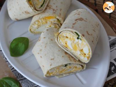 Wrap super proteico con uova e feta - foto 2