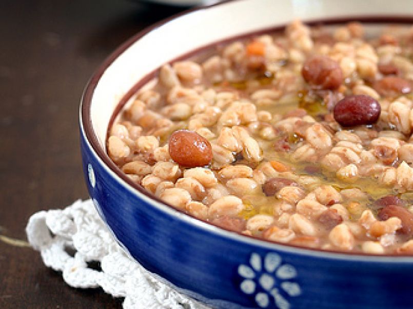 Zuppa di farro e fagioli (di sarconi) toscana, Ricetta ...