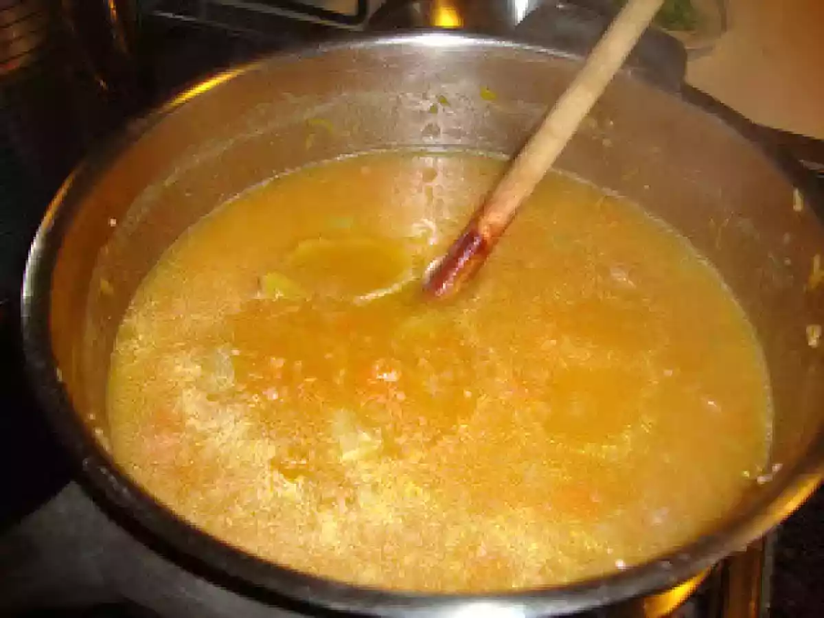 Zuppa di farro spezzato con la zucca gialla - foto 5