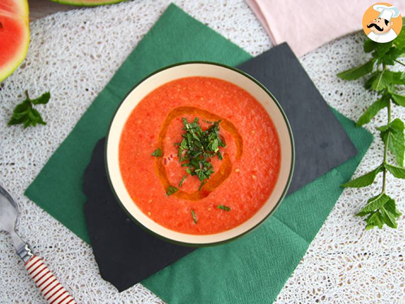 Zuppa fredda con pomodori e anguria - foto 4