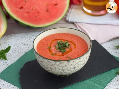 Ricetta Zuppa fredda con pomodori e anguria